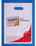 Patch Handle Carrier Bag strepsils details bagobag