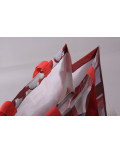 PP Woven Bag with cross-seam and hem flap