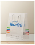 HDPE Kunststofftragetaschen transparent