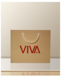Logo Taschen Papier bedrucken VIVA