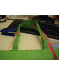 Ausmessen Grifflänge Non Woven Taschen Herstellung