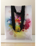 PP Non Woven Taschen mit schwarzem Tragetriemen
