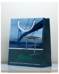 Papiertaschen Offset matt Lamination UV Spotlack