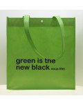PP Non Woven Taschen green is the new black grün