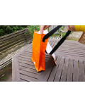 PP Woven Tragetasche Orange "Let's connect"