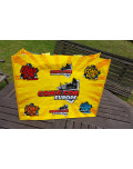 PP Woven Tasche Comic Druck Rückseite