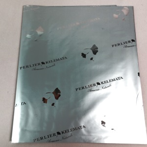 Einschlagpapiere Perlier Kelemate, Silber