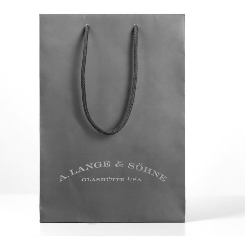 Two-color printed paper bag, Lange & Söhne