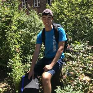 Koffer und Rucksack in Schwarz Blau, 3