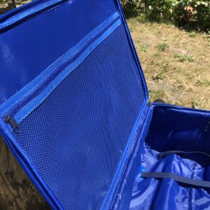 Koffer Schwarz Blau, offen 2