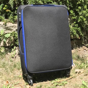 Koffer Schwarz Blau, Vorderseite 3