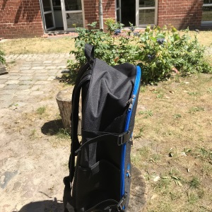 Rucksack Schwarz Blau Seite 2