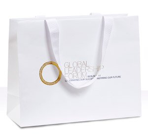 Tasche mit Band ohne Knoten, eingeschlitzter Randumschlag