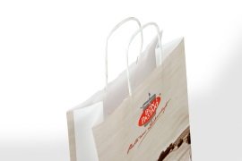 Bon Pastaio, paper bags with twisted paper cord