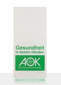 Small papers without handle, folding pocket with pointed bottom