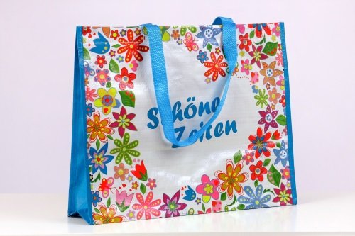 Frontansicht PP-Woven Taschen glänzend laminiert, bagobag.com, Schöne Zeiten 3370, _MG_7479