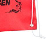Eyelets for the continuous cord, Sports bag