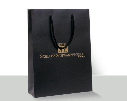 Tragetasche, Papier, Hotel Schloss Schwarzenfeld
